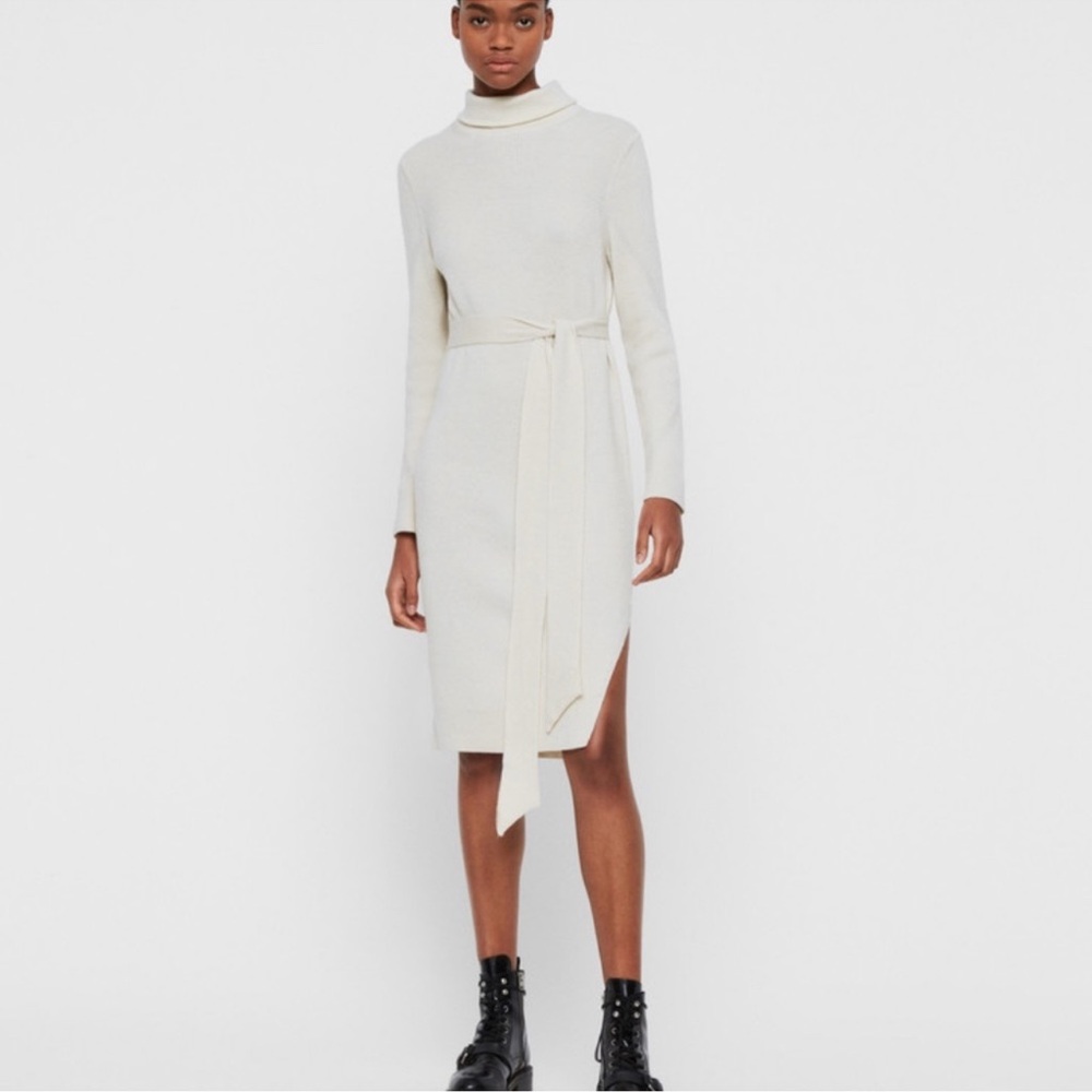 AllSaints Roza Cashmere Blend Dress